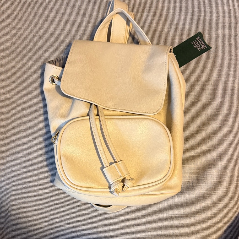 Cream Drawstring Backpack wild fable